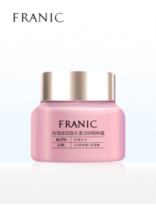 Franic Rose Hyaluronic Acid Moisturizing Cream 50g Skin Radiance Enhancing Rich Hydrating Rose Water Softening Face Cream