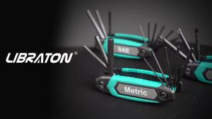 Libraton 8 in 1 Folding Torx Hex Key Allen Pocket Portable Star Wrench Kit Sizes T-9 to T-40 for Bicycle Maintenance