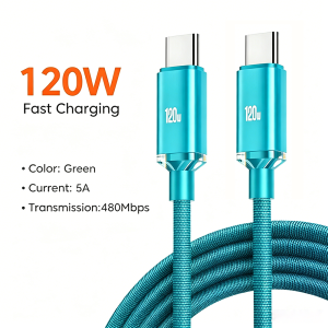 NNBILI 6A Type C To Type C Cable For iPhone 17 16 Pro Max Fast Charge 120W USB C Data Cord For Samsung S25 Quick Charging Cables