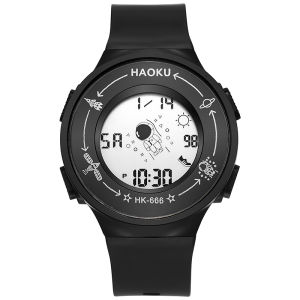 Đồng hồ thông minh dành cho nam nữ Trẻ em Đồng hồ điện tử thể thao đa chức năng đơn giản với bộ máy kỹ thuật số