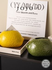 JOJO LIFE | Luxurious Lemon Ceramic Tissue Box