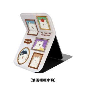 Ticket Root Dog Makeup Mirror Foldable Portable Mirror Exquisite Mini Student Dormitory Mirror Desktop Makeup Mirror Female