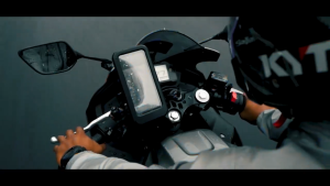 RIEVO Adjustable Waterproof Motorcycle Phone Holder