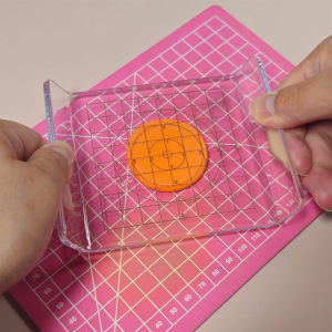 U-Shaped Clay Press เครื่องมือสําหรับเครื่องปั้นดินเผาประติมากรรม DIY Handmade หนาลูกปัดรูปสี่เหลี่ยมผืนผ้าพลาสติกโคลนกด