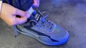 Techdoo Sepatu Olahraga Lari Pria Sepatu Jogging Fashion  Sepatu Sneakers PU KSR708
