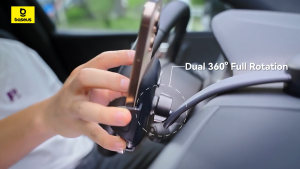 Baseus PrimeTrip C03 Air Clamping Car Mount Vacuum-Boosted Suction Cup 360° Rotation