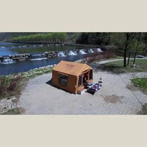 MUSHE | Large Inflatable Waterproof Camping Tent for Outdoor Adventure Cotton Material