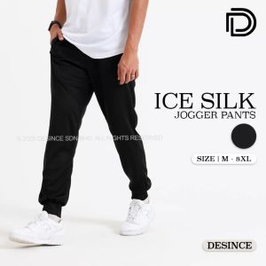 DESINCE Men Jogger Pants Long Pants Cooling Sweatpants Seluar Jogger Seluar Panjang MP 079