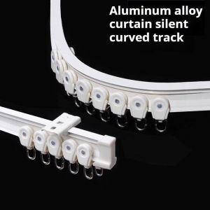 3/5M Flexible Bendable Curtain Track Bedrooms Balconies Bathrooms Room Divider Ceiling Silent Track Home Window Decor Accessorie