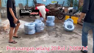 Alat Cuci Steam Tanpa Selang Sumo JAPAN +550psi Steam DC Double Pump Siap Pakai Untuk Cuci Mobil steam Motor