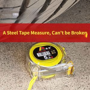 Thickened Drop-proof Measuring Tapes Transparent Stainless Steel Tape Measure 3m 5m 7.5m 10m Pull Ruler High Wear-resistant Box Ruler