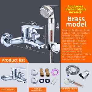 Pressure Increasing Hot and Cold Mixing Faucet Copper