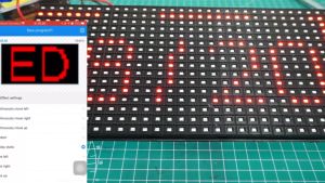 MODUL P10 DIP CAILIANG | MODUL  LED RUNNING TEXT RED | WATERPROOF OUTDOOR OUTDOOR