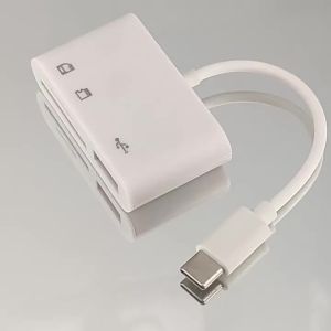 kebidumei | KEBIDUMEI 3in1 USB-C Đầu Đọc Thẻ OTG Khe Cắm Kép SD/TF Bộ Chuyển Đổi Truyền Dữ Liệu Tốc Độ Cao Cho Máy Ảnh Điện Thoại Máy Tính Bảng Máy Tính Xách Tay