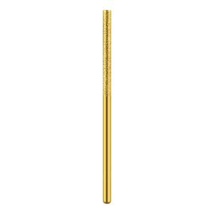 XINGONG | Titanium Coated Diamond Long Tapered Cylinder Grinding Head 3mm