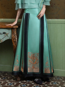 Modified Mamian Skirt For Spring Summer Wearable As Cape Parent-Child Outfit