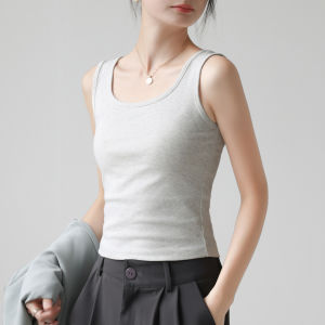 MOCHU | Summer Outerwear Sleeveless Wide-Strap Tank Top