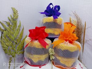 TAS TOPLES KUKER 500 GRAM TOPLES KUKER 2 3 SUSUN TAS HAMPERS KOMBINASI KAIN TILE SPONBOND
