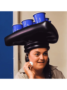 1pc Inflatable Beer Ring Toss Game - Fun Party Game Perfect For Bar Drinking Games & Birthday Celebrations (Hat Only)