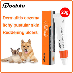 PUAINTA Ointment for Dog and Cat Eczema Reddening of The Skin and Ulcers Allergy Itch Relief (20g/Pcs)