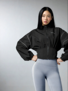 Flared Cuff Wide Hem Jacket
