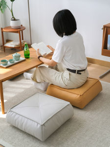 Thickened Tatami Floor Mat Sofa Living Room Balcony Carpet Small Bench Modern Simple Style Leather Footrest Footstool Pad