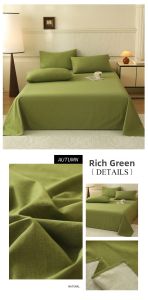 Yuzhaolin | Pure Cotton Thickened Fleece Bed Sheet Set
