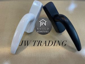 033 Series Euro Multipoint Casement Window Handle - Single U Fork Accessory (White/Black) HOME DIY MH221/MH022/MH013