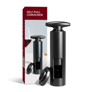 Wine Opener Professional Waiters Corkscrew Wine Bottle Opener with Foil Cutter Wine Pourer Wine Stopper & Base For Wine Lover
