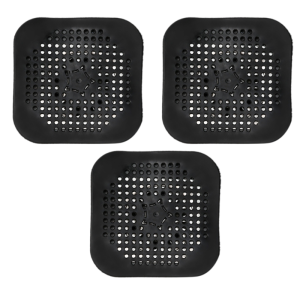 3PCS Drain Hair Catcher Filter Sink Anti-blocking Strainer Bathtub Shower Floor Silicone Stopper Cover Kitchen Bathroom Accessor
