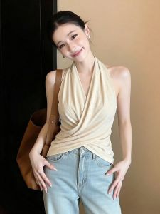 AIYITI | Neckline V-neck Sleeveless Summer Plus-size Blouse