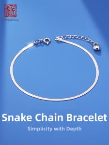 SOULSILVER | S925 Sterling Minimalist Style Womens Bracelet