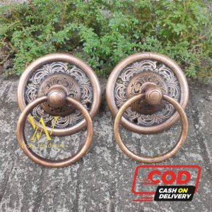Tarikan Pintu Gebyok Kuningan Antik GBY 076 Antik 2 pcs