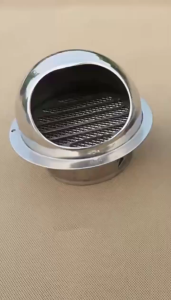 304 Stainless Steel Exhaust Cap Air Vent Ducting Ventilation Exhaust Grille Cover Vent Cap Wall Air Outlet Exhaust Cover