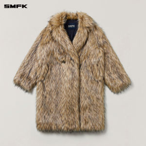 SMFK | Warm Artificial Fur Hunting Coat Long