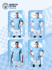 Manchester City Club Card Holder Fanfare Bus Card Holder Harland Football Fan Accessories Collectible Souvenir