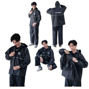 KAISAR Jas Hujan Best Quality Pria Wanita bahan elastis parasut PVC