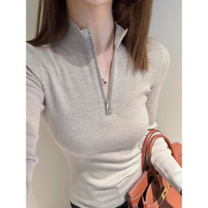 2026 Winter Fashion Slim Long Sleeve Knit Top