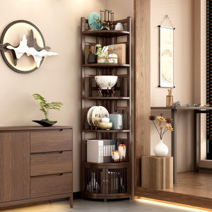 XUNHUAI | Bamboo Corner Display Rack