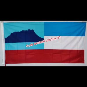 *Stok Sedia Ada* 3 x 6 kaki Bendera Sabah Polymesh Kain Tebal Berkualiti