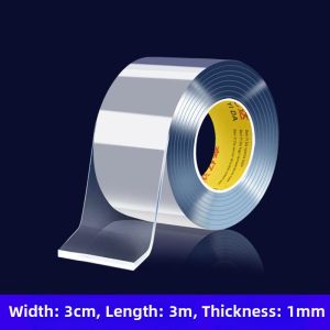 XINBAI | Strong No-mark Waterproof Heat-resistant Double-sided Tape 3m