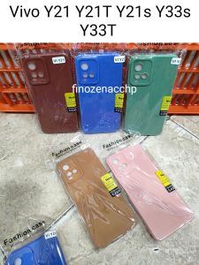 Softcase Macaron Vivo Y21  Y21T Y21s Y33s Y33T Y21A Silikon Casing Selicon Case Pelindung Pro Camera
