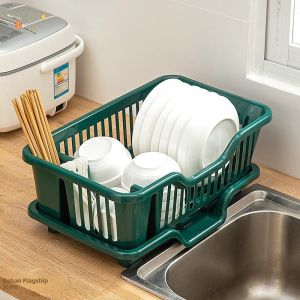 Besee |  Kitchen Dish Drying Rack Large Capacity Drain Basket Sink Organizer