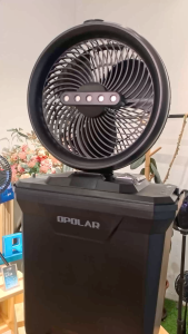 Opolar 11L Water Tank Oscillating & Rechargeable Mist Fan In 10 Inch (20000mAh Battery Capacity) Model F6201
