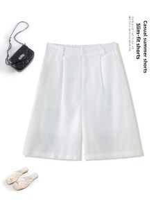 MEITESIJIAONU | Lightweight Linen Shorts For Summer 2026 Minimalist Design