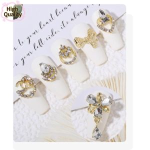New nail art jewelry diamond flip-flops rabbit head nail decoration perfume bottle bee manicure supplies