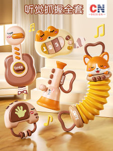 Baby Toy Music Hand Drum Rattles Soothing Device Newborn Infant Plaything 3 to 6 Months Old Piano Shaking Bell