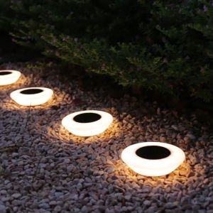 Vimite Solar Buried Llight Outdoor Waterproof Automatic Lighting At Night Garden Courtyard Lawn Warm White Landscape Decorative Lights