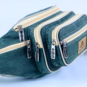 Tas Pria Waist Bag Casual Tas Pinggang Selempang Bahu Kanvas Sling Bag