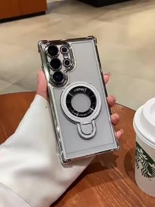 พร้อมขาตั้ง เคลือบหรูหราสำหรับ case เคส samsung s25 s24 s23 s22 s21 + p พลัส plus Ultra #48